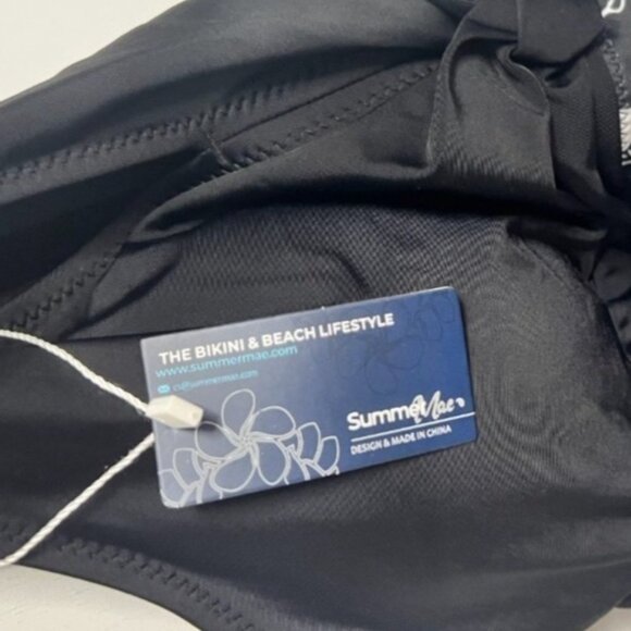 Tankini Bathing Suit Black and White Swimsuit Women Size XXL - Picture 8 of 9